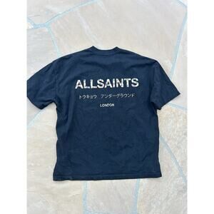 Allsaints London T-Shirt Big Logo Oversized Classic Size XXL 2XL